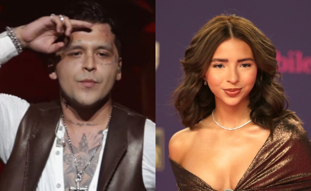 Christian Nodal canta “Dime Cómo Quieres” sin Ángela Aguilar y ella se retira del lugar, aseguran. Foto: Carlos Mejía / El Universal / EFE