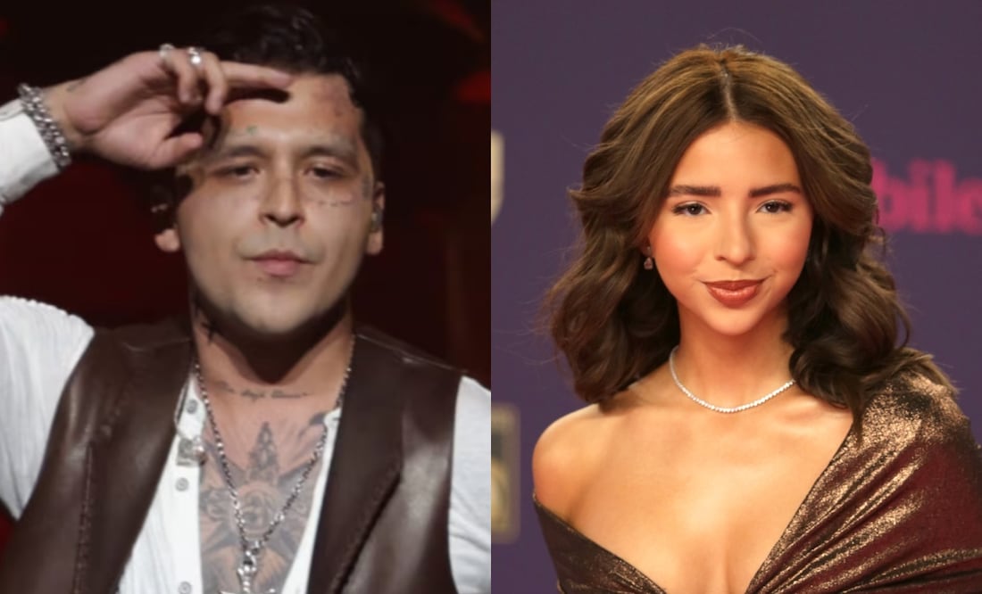 Christian Nodal canta “Dime Cómo Quieres” sin Ángela Aguilar y ella se retira del lugar, aseguran. Foto: Carlos Mejía / El Universal / EFE