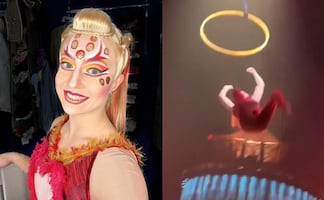 Artista causa terror al caer al suelo desde las alturas en espectáculo de Cirque du Soleil. VIDEO