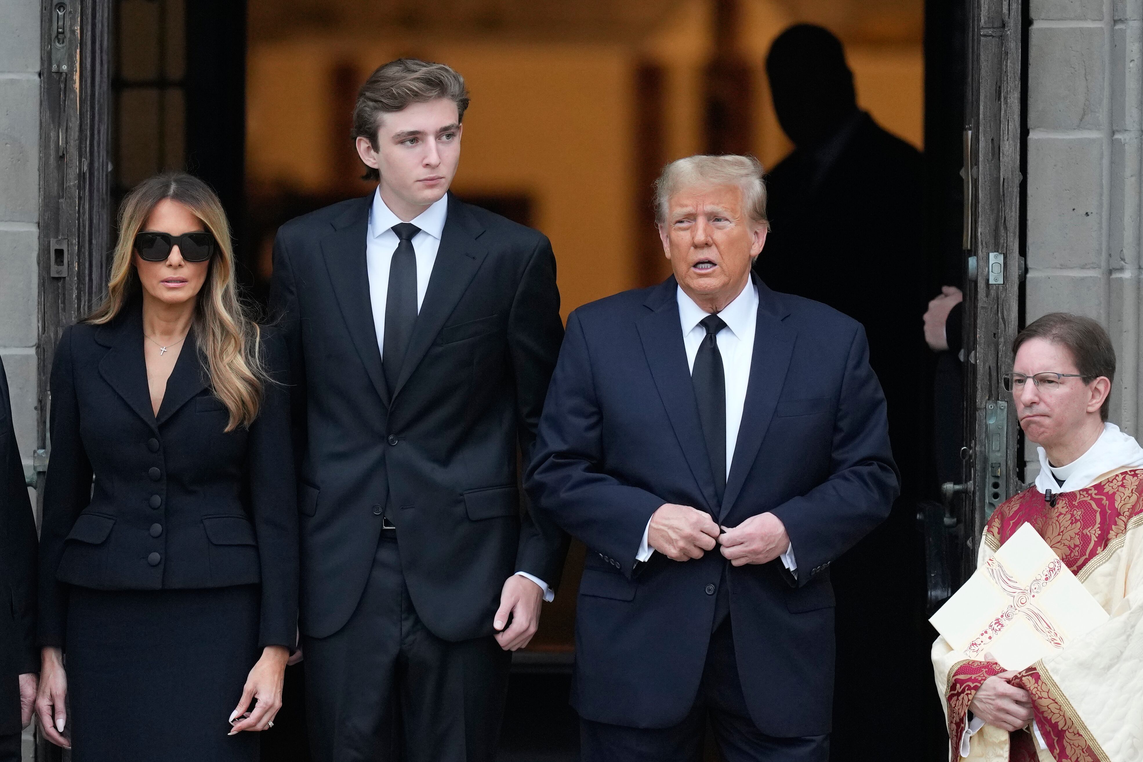 Ivanka y Tiffany Trump presentes en el funeral de la madre de Melania ...