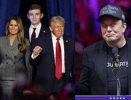 Donald Trump y Elon Musk “avergüenzan” a Barron y Melania con baile en Día de Acción de Gracias. VIDEO