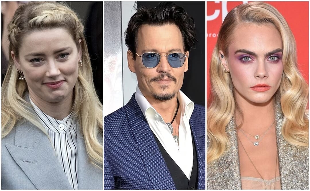 Cara Delevingne confirma que salió con Amber Heard y asegura que Johnny Depp estaba celoso. Fotos AP
