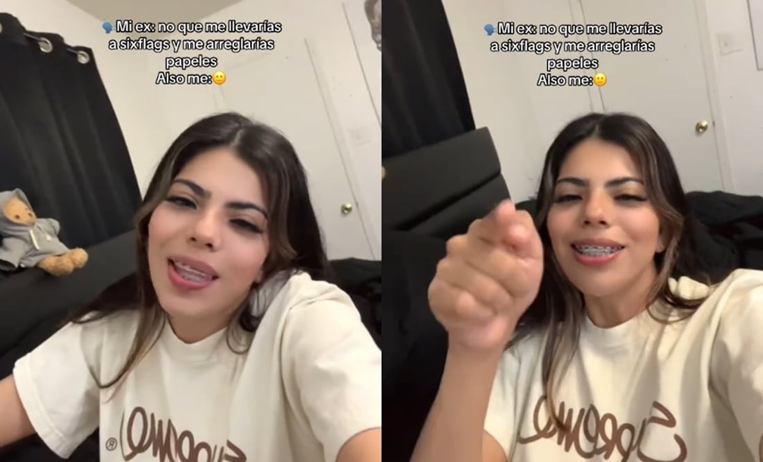 Mujer deporta de Estados Unidos a su novio infiel; “Yo lo traje, yo lo regreso”, dice. Foto: Captura TikTok