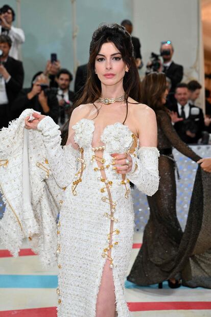 Anne Hathaway (Photo by ANGELA WEISS / AFP)