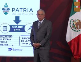 México anuncia su vacuna "Patria" como refuerzo contra el Covid-19