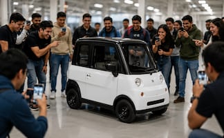 Olinia, miniauto eléctrico mexicano, desata memes y críticas en redes sociales: "Parece tamagotchi de Waldo's"
