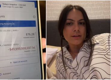 Mujer descubre que tiene una deuda multimillonaria en su cuenta de banco
