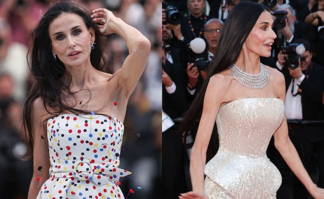 Las FOTOS de Demi Moore en Cannes 2026 generan preocupación por su salud