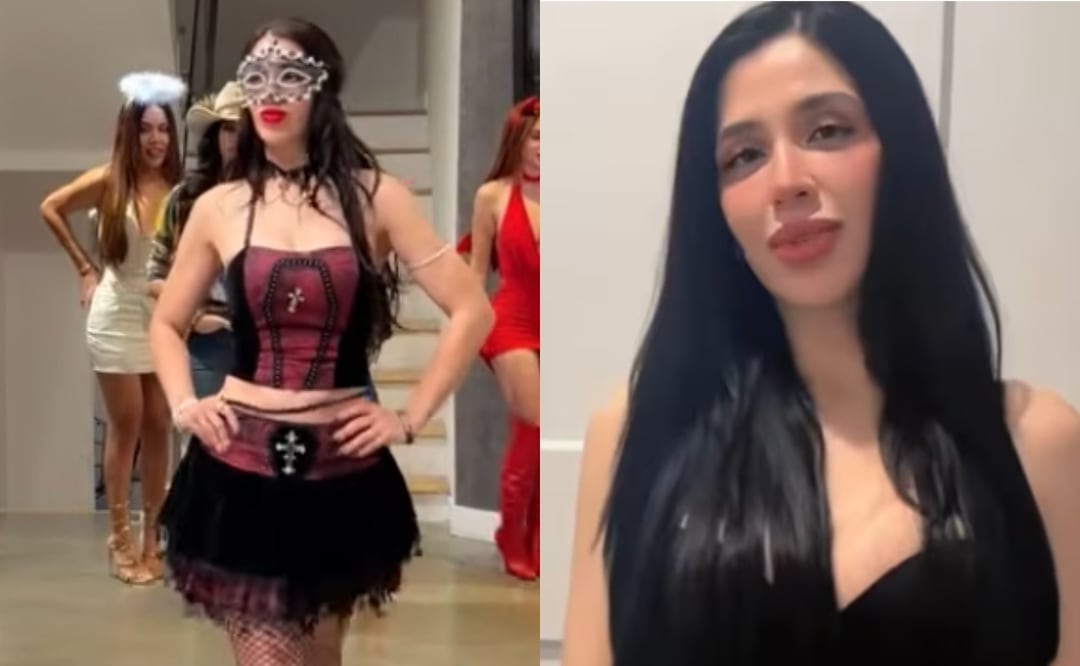 Emma Coronel sorprende con sensual disfraz de vampiresa para Halloween: FOTO. Foto: Instagram y YouTube Emma Coronel