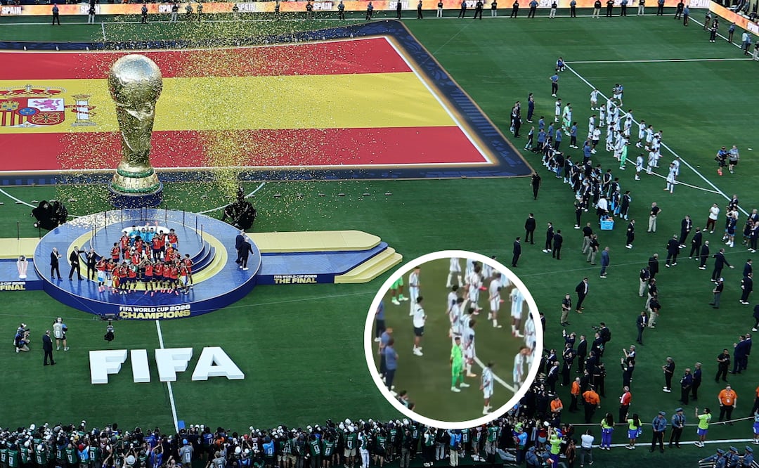 "Malos perdedores": el gesto de Argentina tras la final del Mundial que provocó una lluvia de críticas. Foto: EFE / TikTok