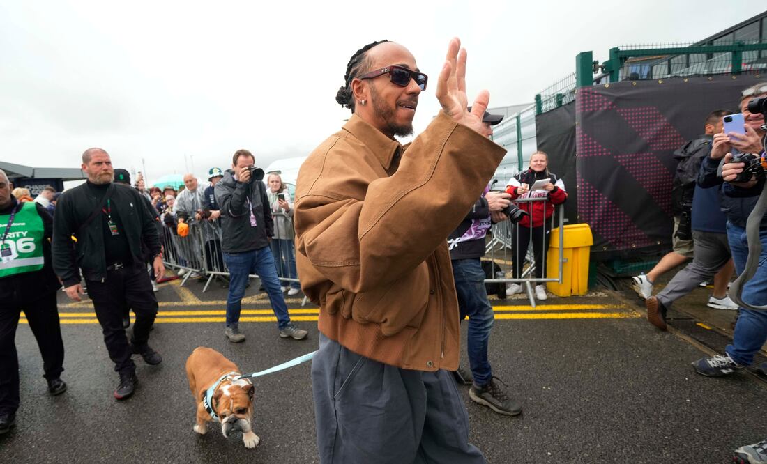 Hamilton anuncia entre lágrimas la muerte de Roscoe, el bulldog estrella con 1.4M de seguidores: “Mi mejor amigo”. (AP Photo/Luca Bruno, File)