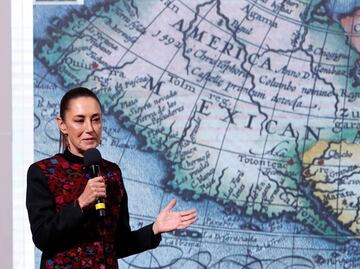 Sheinbaum amenaza con demandar a Google por cambiar el nombre al golfo de México