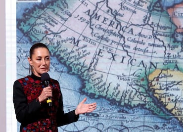 Sheinbaum amenaza con demandar a Google por cambiar el nombre al golfo de México