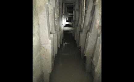 Hallan túnel entre México y Estados Unidos construido bajo el Río Bravo