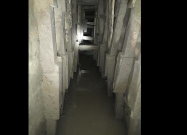 Hallan túnel entre México y Estados Unidos construido bajo el Río Bravo