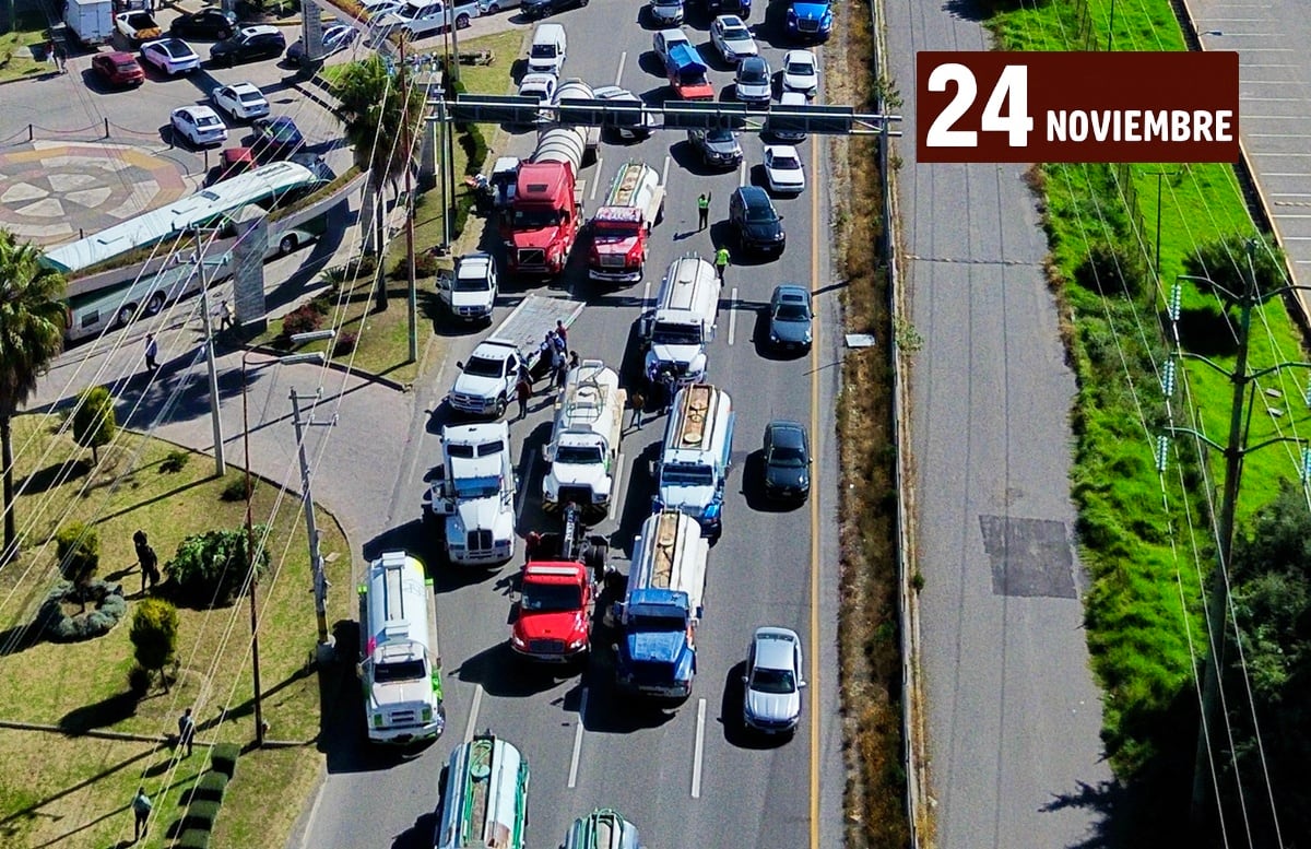 Bloqueos en carreteras hoy 24 de noviembre: Cierres y afectaciones en ...