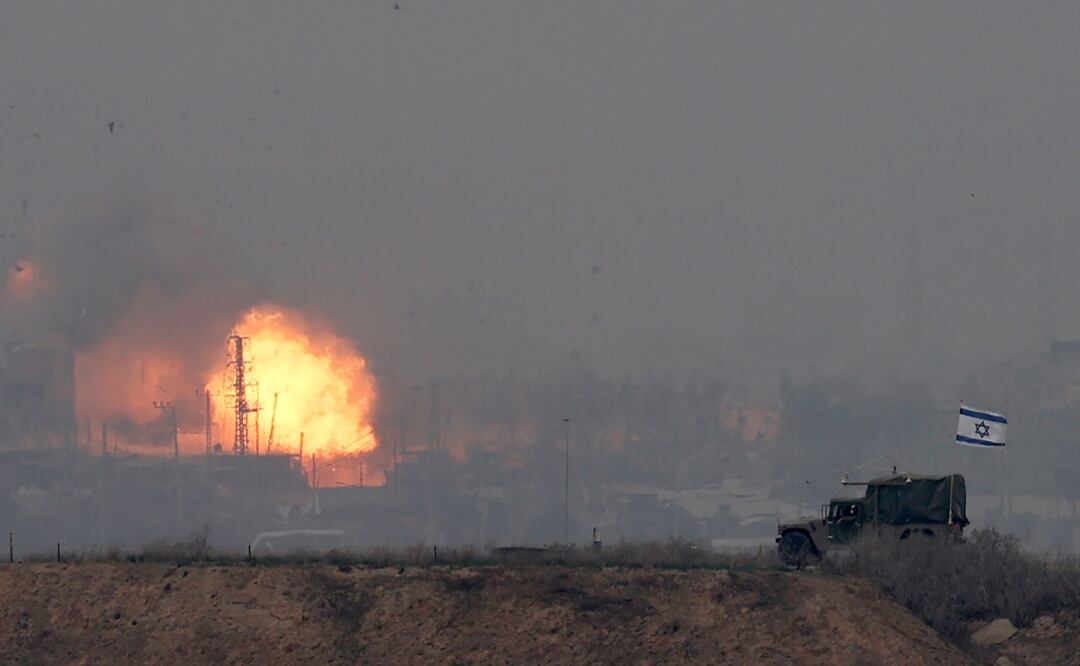 Israel amplía ofensiva terrestre en el sur de la Franja de Gaza. Foto: EFE