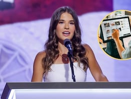 Captan a nieta de Donald Trump, Kai, trabajando en tienda de donas en Estados Unidos