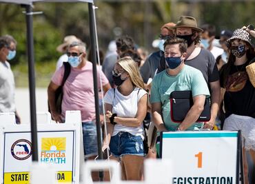 Covid-19: Florida ya no pide prueba de residencia para recibir vacuna