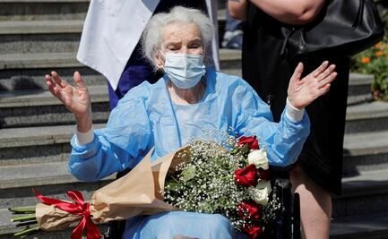 Anciana de 111 años vence al covid tras permanecer 12 días hospitalizada 