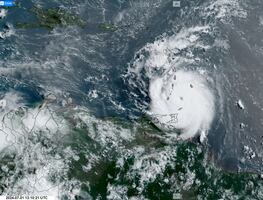 Así luce desde el espacio Beryl, el poderoso huracán que amenaza a México