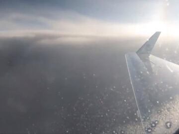 Video. Así se ve Dorian desde un avión cazahuracanes