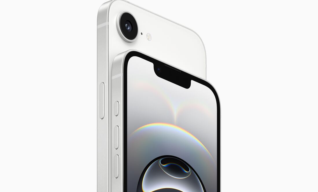 iPhone 16e une inteligencia artificial y diseño premium sin botón de inicio. PRECIO y venta en México. EFE/Apple /SOLO USO EDITORIAL/SOLO DISPONIBLE PARA ILUSTRAR LA NOTICIA QUE ACOMPAÑA (CRÉDITO OBLIGATORIO)