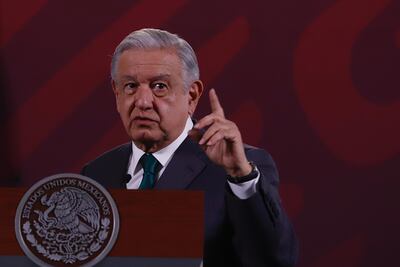 AMLO condena la "censura" de la cuenta en X del expresidente Vicente Fox  Foto: El Universal / Berenice Fregoso