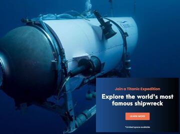 OceanGate sigue promocionando los tours en submarino hacia el Titanic tras tragedia