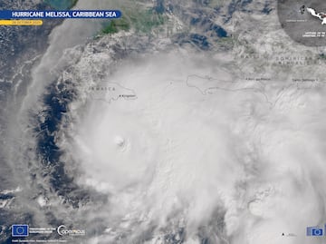 Huracán Melissa alcanza categoría 5 y se une a la lista de los más destructivos de todos los tiempos