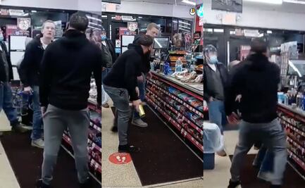 Video. Estalla pelea en tienda Ohio por comentario racista de cliente 