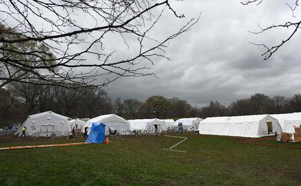 NY se transforma: Hospitales en Central Park y en el estadio US Open