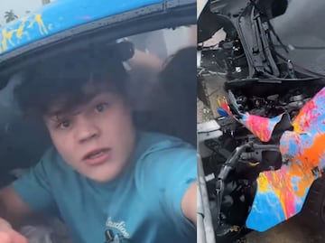 Famoso Influencer choca su McLaren de lujo en transmisión en vivo y pide donaciones para componerlo. VIDEO