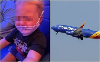 Azafata sugirió usar pegamento para que niña no se quitara cubrebocas en EU