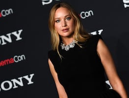 El minivestido negro de impacto con el que Jennifer Lawrence conquistó Las Vegas