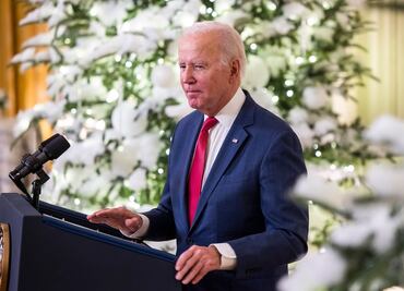Biden pide a Estados Unidos dejar atrás la polarización y empezar el año con bondad