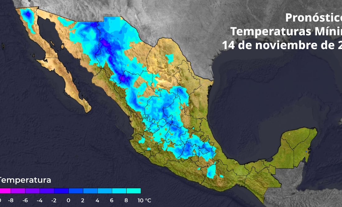 SMN alerta: heladas inminentes este fin de semana en el Valle de México; ¡Prepárate para el descenso brusco de temperatura! Foto @conagua_clima