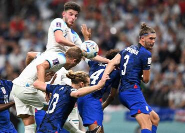 Qatar. Inglaterra no pudo contra Estados Unidos; saca empate 0-0