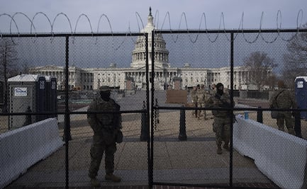 Suspenden ensayo de ceremonia de Biden por incendio frente al Capitolio