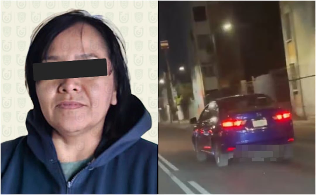 Detienen a Gaby "N" quien arrastró 2 km a motociclista en Iztapalapa; ya está en Santa Martha Acatitla. Foto: FGJCDMX / Captura de pantalla video X