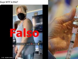 Covid-19: Vacunas no provocan reacción magnética; esto es lo que contienen