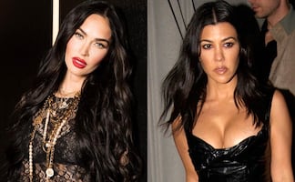 Megan Fox y Kourtney Kardashian impactan al posar juntas en lencería