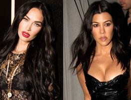 Megan Fox y Kourtney Kardashian impactan al posar juntas en lencería