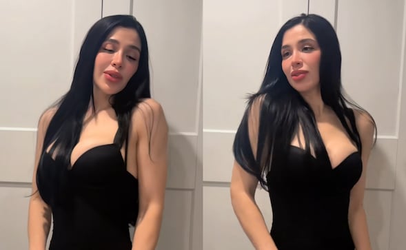 Emma Coronel enciende las redes con video en bodysuit y figura de impacto 