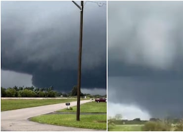 A horas de que el huracán Milton toque tierra, reportan más de 50 alertas de tornados en Florida. VIDEOS