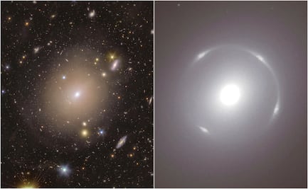 Telescopio espacial Euclid detecta halo de luz alrededor de galaxia