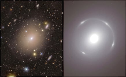Telescopio espacial Euclid detecta halo de luz alrededor de galaxia