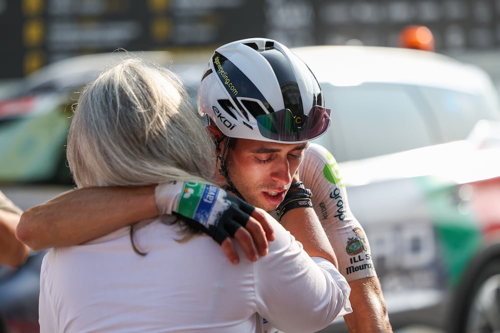 Muere Finlay Tarling, ciclista de 19 años, tras grave accidente en la Vuelta a Portugal. (Ciclismo) EFE/EPA/NUNO VEIGA