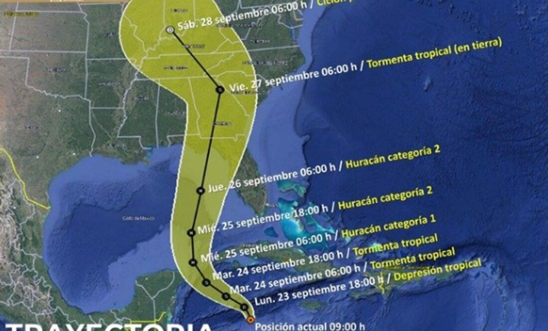 Alerta en México: se espera que tormenta Helene se convierta en huracán de gran intensidad. ¿Dónde pegaría y con qué intensidad? Foto @conagua_clima