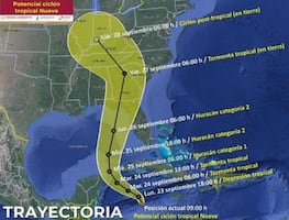 Alerta en México: se espera que tormenta Helene se convierta en huracán de gran intensidad. ¿Dónde pegaría y con qué intensidad?
